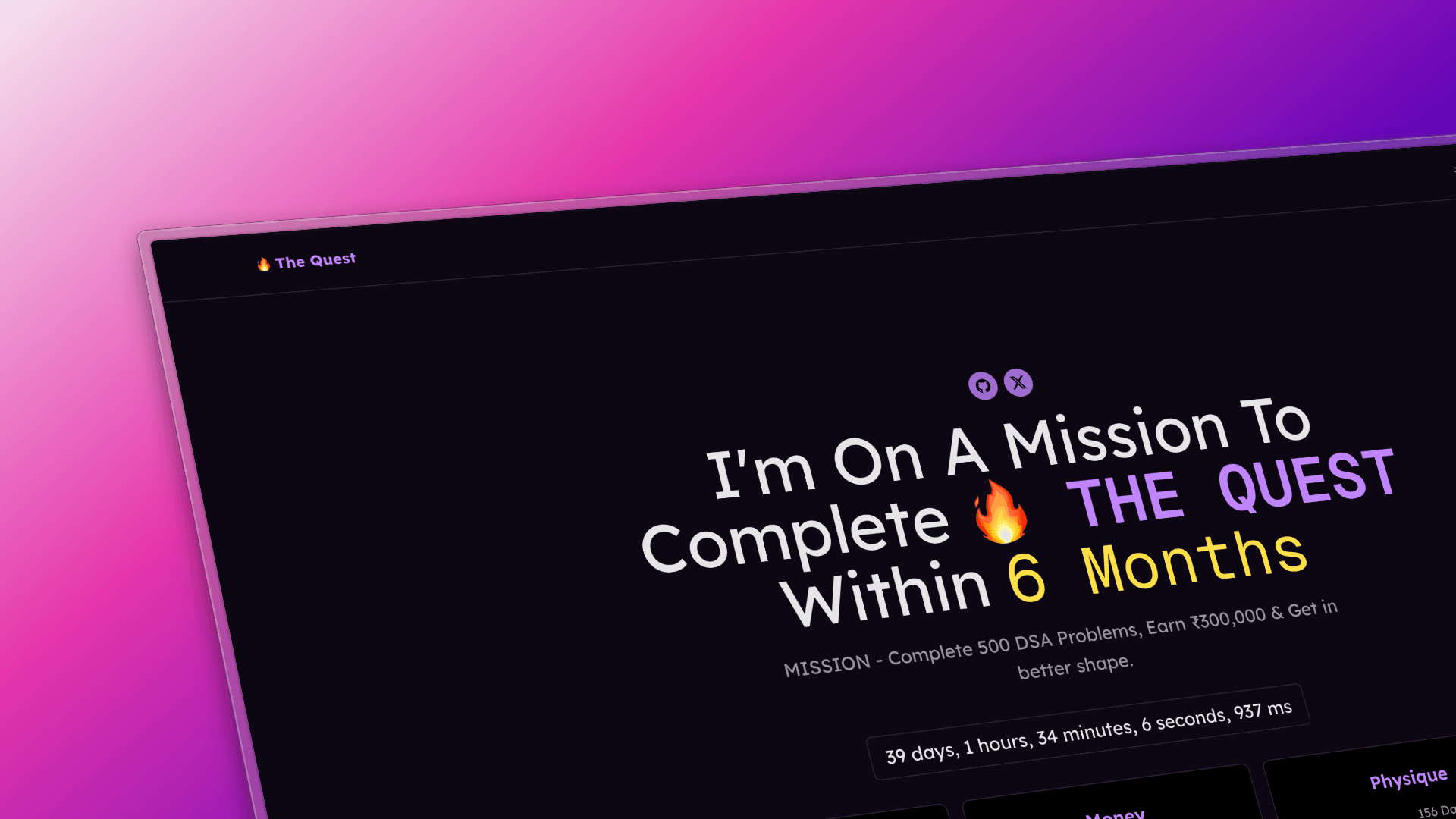 The Quest - Personal Challenge Tracker